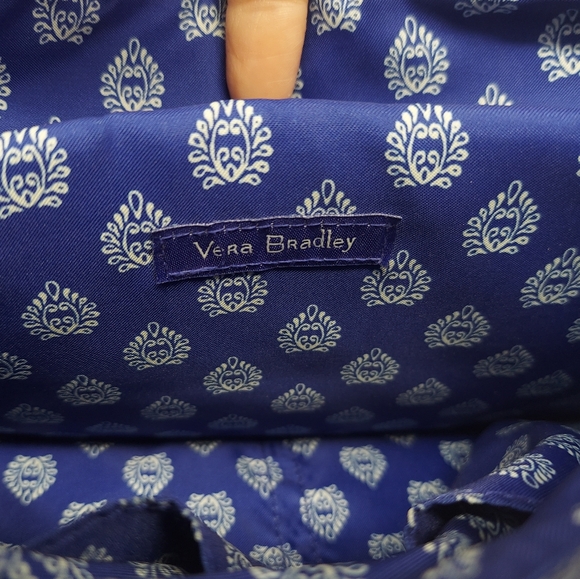 Vera Bradley Blue Romantic Paisley Messenger Women's Bag - Picture 11 of 15